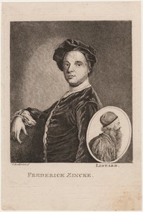 Frederick Zincke, 1762 door James Bretherton